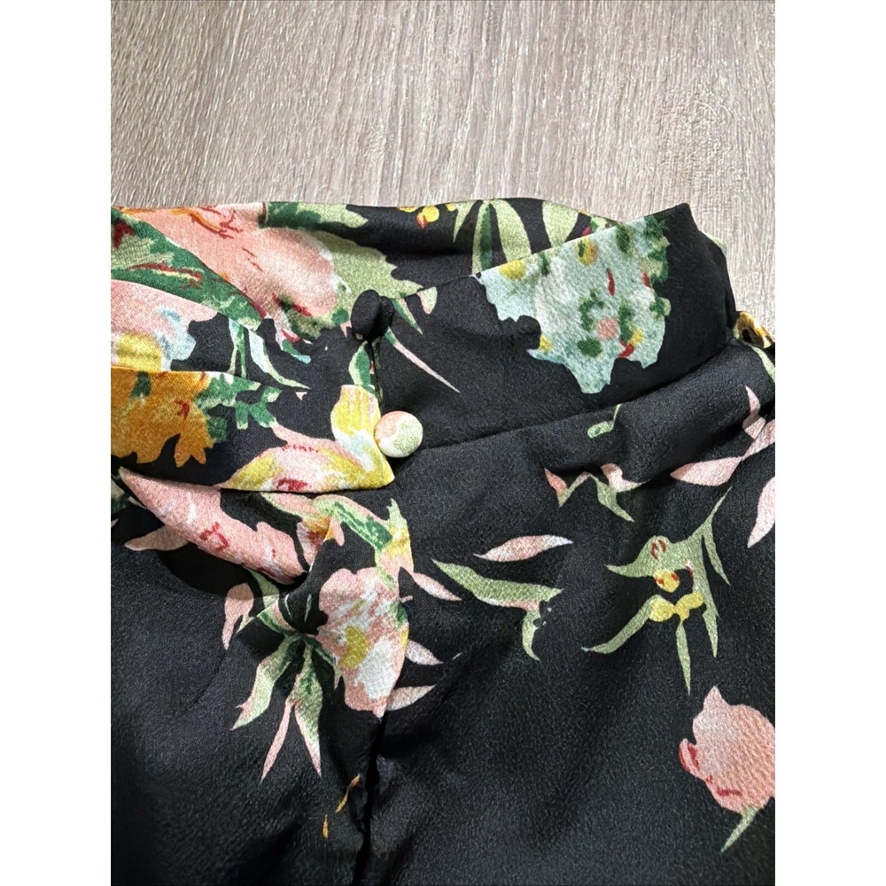 Petal & Pup Anabelle Halter Neck Midi Dress Size X-Small Black Floral - Picture 11 of 12